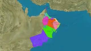 Population distribution in Oman   (1950 -- 2022)