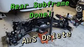1998 Mitsubishi 3000gt VR4 Build Ep. 7 (Finishing Rear Subframe & AWS Delete)