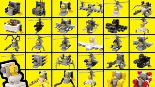 LEGO Skibidi Toilet: All Flying Toilets