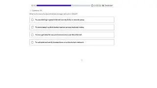 Answer Key for Udemy  Course - Practice Test - 1 Web3 Expert Certification (W3EC) Assessment Part I