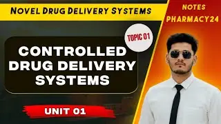  Unit 01 Controlled drug delivery systems  Novel Drug Delivery Systems topic -01