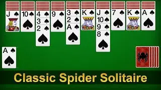 Spider Solitaire Game Klasik Aja