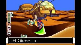 Mega Man Zero (GBA) - Mission 10: Duel in Desert (Fighting Fefnir) (60 FPS)