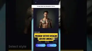 Preview Your Tattoo Design with AI Before Inking!  #tattoo #tattooai #tattooartist