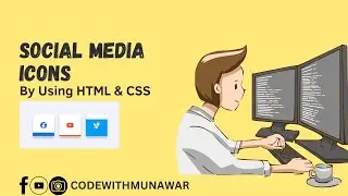 Make Hover Effect For Icons On The Website Using HTML And CSS #html #css #javascript #frontend