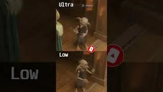 Hogwarts Legacy: Low vs Ultra Setting Graphics Comparison #shorts