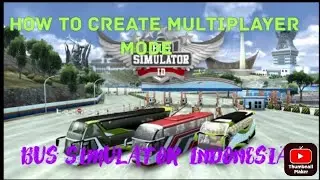 HOW TO CREATE MULTIPLAYER MODE IN BUS SIMULATOR INDONESIA GAME #bussid #busgaming #roommatch 