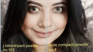 J.cat beauty compact powder  VS Note Bangladesh luminous silk compact powder  Honest review
