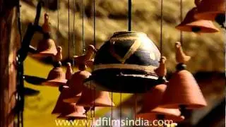 Chimes on sale at Delhi Surajkund Mela