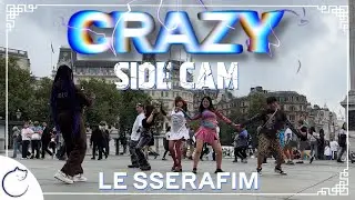[KPOP IN PUBLIC | SIDE CAM | 4K] LE SSERAFIM (르세라핌) 'CRAZY' Dance Cover | LONDON