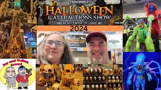 Checking out the latest Scare Tactics at Transworld the Haunted House Trade Show.