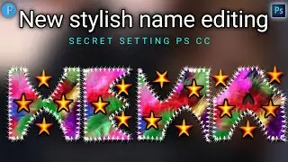 Glass font editing PS CC new setting & Pixellab#Iqbalediting