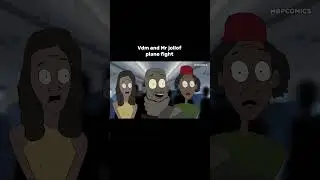 Vdm and Mr jollof plane fight #viral #animation #funny #mrpcomics
