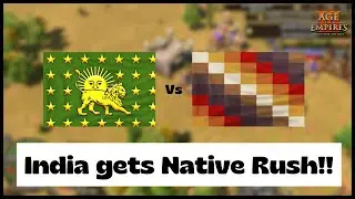 Age of Empires 3- India Vs Inca |  [AOTDE] Aileyugg Vs [PLOP] Kevin | Aoe3 DE | 1v1 Pro Game | 4K