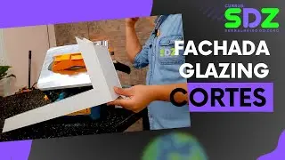 Fachada Glazing - Cortes - Aula 1 - Meia coluna