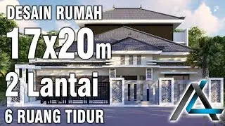 Desain rumah 17x20 meter#rumahetnik#desainrumahetnikjawa#madiun#jasa desain#2019
