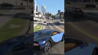Bugatti Chiron Drive On Gta V #viral #trending #trendingshorts #gta5 #asmr