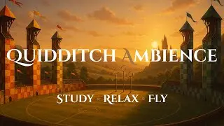 Harry Potter Music Ambience 🧹Quidditch Match in Magical Hogwarts Soundscape for Study, Focus & Chill