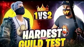 1 VS 2 GUILD TEST LIVE STREAM 💥☠️😎