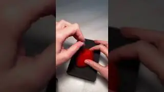 Needle felted heart