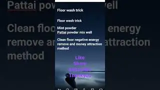 negative energy remove home method 💯 warning