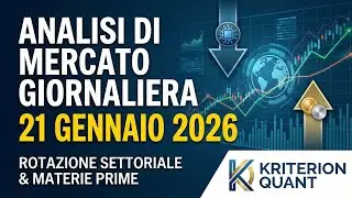 Daily Market Analysis 21 Gennaio 2026 &ndash; Dati alla chiusura di Marted&igrave; 20 Gennaio