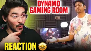 Joker Reaction On Dynamo Gaming Room Tour😳