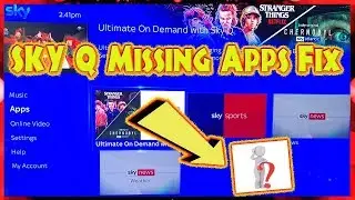 Исправление проблемы с отсутствующими приложениями на Sky Q Box. Помощь по переустановке Netflix ...