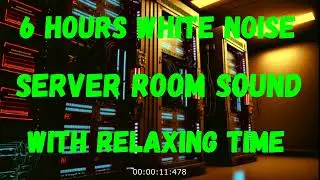 White noise, server room sound for sleep and relax