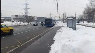 Элетробус № 210 Метро Тушинская - 4 Микрорайон Митина