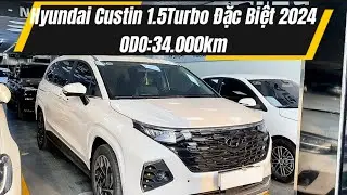 Hyundai Custin 1.5Turbo Đặc Biệt 2024 - ODO Chuẩn:34.000km.Mẫu xe 7 chỗ-Gia đ&igrave;nh-Thiết kế 2 cửa l&ugrave;a