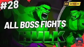 The Hulk (2003) PC Gameplay | All Boss Fights | 4K 60FPS | No Commentary Walkthrough