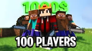 100 Players VS Extreme Challenges in Minecraft