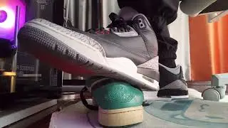 AJ3  retro black cement OG trample AJ1