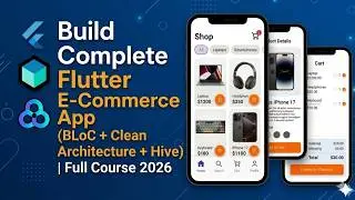 Build Complete Flutter E-Commerce App (BLoC + Clean Architecture + Hive) | Full Course 2026