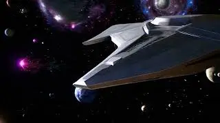 [VideoClipAI] A futuristic spaceship soaring through the cosmos, distant galaxies, alien planets,