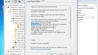 Windows 7 Password Policy in bangla|password policy|how to change windows password