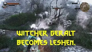 The Witcher 3 Next-Gen Sign Enhanced Mod: Magic Spells, Geralt becomes Leshen?