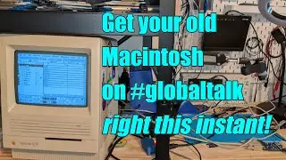 First days impressions of Macintosh #globaltalk! #marchintosh