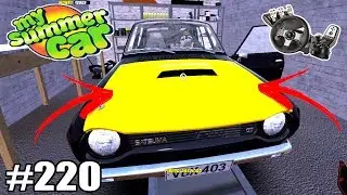 My Summer Car - CAPÔ DE FIBRA FAZ DIFERENÇA NA REFRIGERAÇÃO DO MOTOR? #220