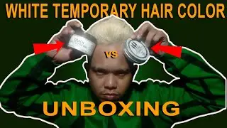 white temporary hair color unboxing #unboxingvideo #hairstyle #whitetemporary
