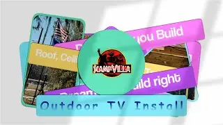 Outdoor TV wall mount into Red  Brick