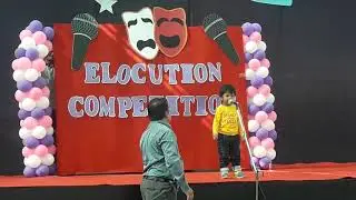 Award Winning Speech at Nursery Elocution Competition - My Favourite Fruit Banana