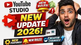 YouTube Studio New Update 2026 😱 | New Features, New Rules & Creator Changes Explained