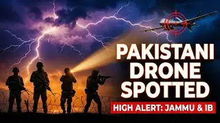 Pakistani Drones Spotted on Jammu Border! BSF Opens Fire