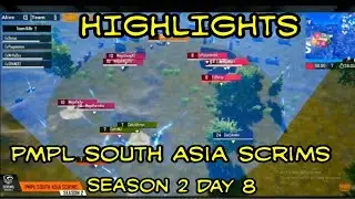 PMPL South Asia Scrims Season 2 Day 8 @highlights ft.Soul,Ind,Tsm,Or|Insane Fight in Last Circle 😮