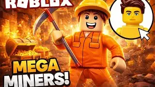 Mining ALL Day in Roblox Mega Miners! ⛏️😄