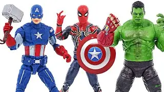 Marvel Avengers Captain America Thors hammer and Spider-Man Captain shield! | DuDuPopTOY