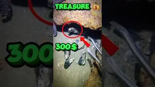 Underwater treasure hunting😱 #shorts #treasure