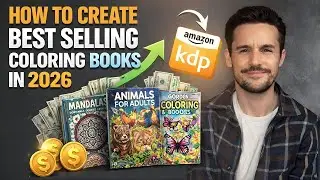 Как создать самые продаваемые раскраски в 2026 году (Amazon KDP)